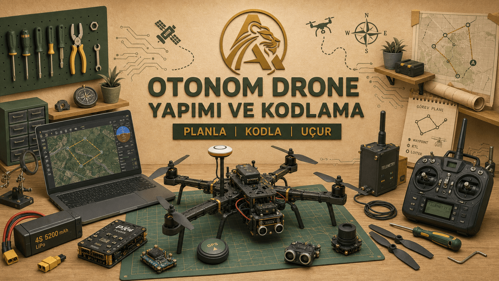 Otonom Drone Yapımı ve Kodlama